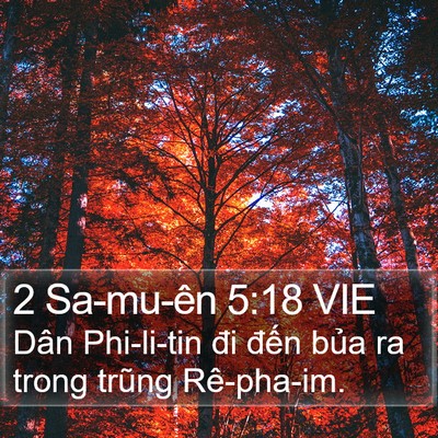 2 Sa-mu-ên 5:18 VIE Bible Verse Image