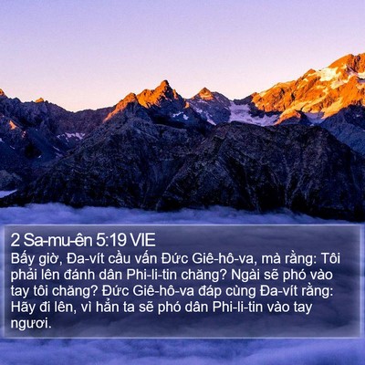 2 Sa-mu-ên 5:19 VIE Bible Verse Image