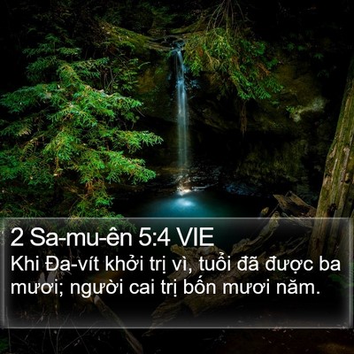 2 Sa-mu-ên 5:4 VIE Bible Verse Image