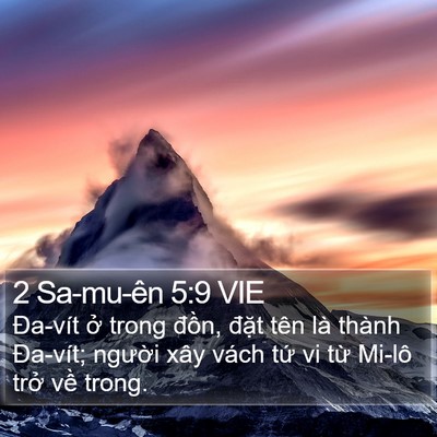 2 Sa-mu-ên 5:9 VIE Bible Verse Image