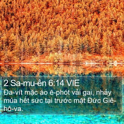 2 Sa-mu-ên 6:14 VIE Bible Verse Image