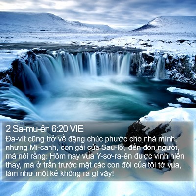 2 Sa-mu-ên 6:20 VIE Bible Verse Image
