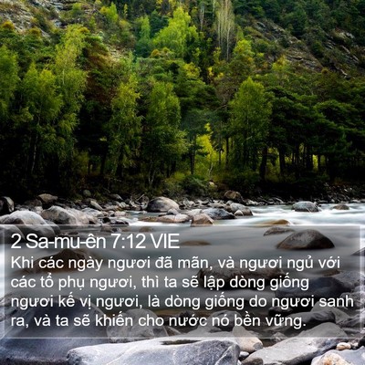 2 Sa-mu-ên 7:12 VIE Bible Verse Image