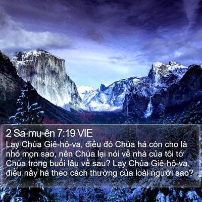 2 Sa-mu-ên 7:19 VIE Bible Verse Image