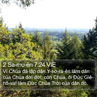 2 Sa-mu-ên 7:24 VIE Bible Verse Image
