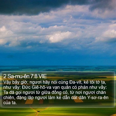 2 Sa-mu-ên 7:8 VIE Bible Verse Image