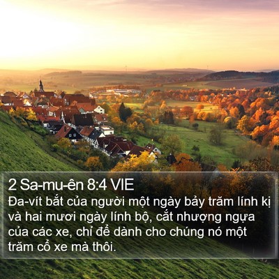2 Sa-mu-ên 8:4 VIE Bible Verse Image