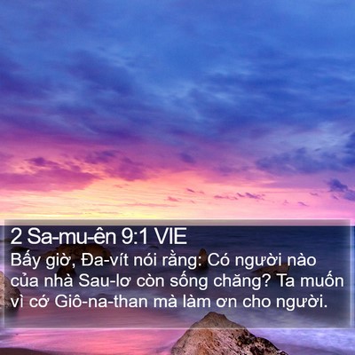 2 Sa-mu-ên 9:1 VIE Bible Verse Image