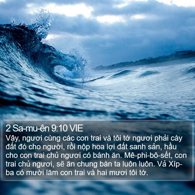 2 Sa-mu-ên 9:10 VIE Bible Verse Image