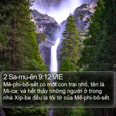 2 Sa-mu-ên 9:12 VIE Bible Verse Image