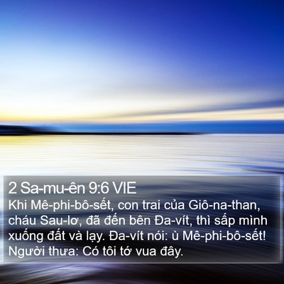 2 Sa-mu-ên 9:6 VIE Bible Verse Image