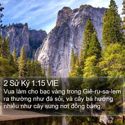 2 Sử Ký 1:15 VIE Bible Verse Image
