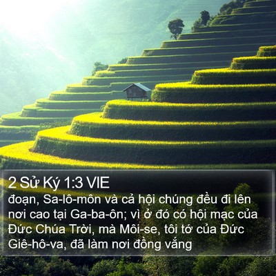 2 Sử Ký 1:3 VIE Bible Verse Image