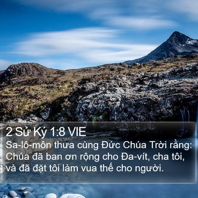 2 Sử Ký 1:8 VIE Bible Verse Image