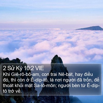 2 Sử Ký 10:2 VIE Bible Verse Image