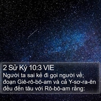 2 Sử Ký 10:3 VIE Bible Verse Image