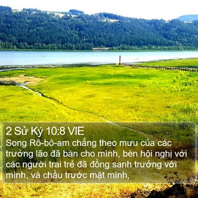 2 Sử Ký 10:8 VIE Bible Verse Image