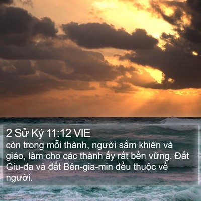 2 Sử Ký 11:12 VIE Bible Verse Image