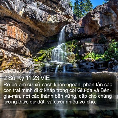 2 Sử Ký 11:23 VIE Bible Verse Image