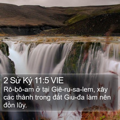 2 Sử Ký 11:5 VIE Bible Verse Image