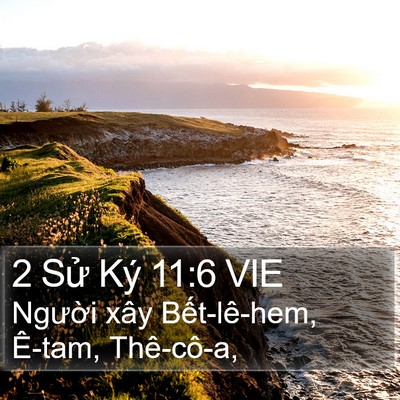 2 Sử Ký 11:6 VIE Bible Verse Image