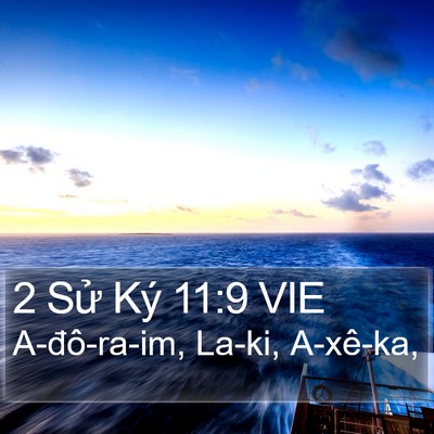 2 Sử Ký 11:9 VIE Bible Verse Image