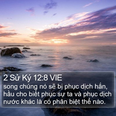 2 Sử Ký 12:8 VIE Bible Verse Image