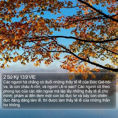 2 Sử Ký 13:9 VIE Bible Verse Image