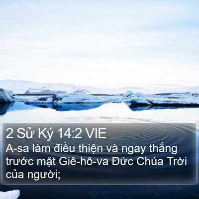 2 Sử Ký 14:2 VIE Bible Verse Image