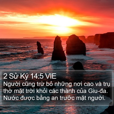 2 Sử Ký 14:5 VIE Bible Verse Image