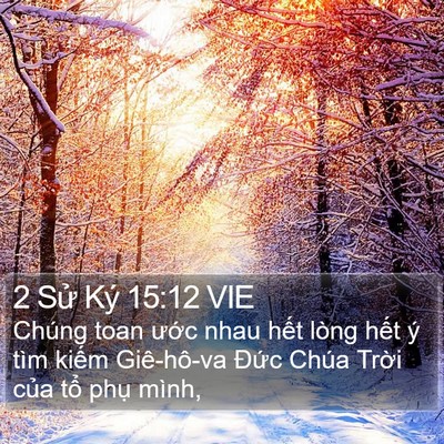 2 Sử Ký 15:12 VIE Bible Verse Image