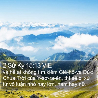 2 Sử Ký 15:13 VIE Bible Verse Image
