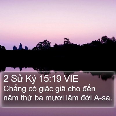 2 Sử Ký 15:19 VIE Bible Verse Image