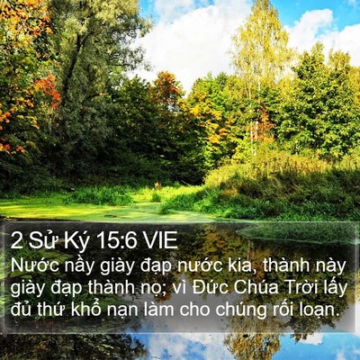 2 Sử Ký 15:6 VIE Bible Verse Image