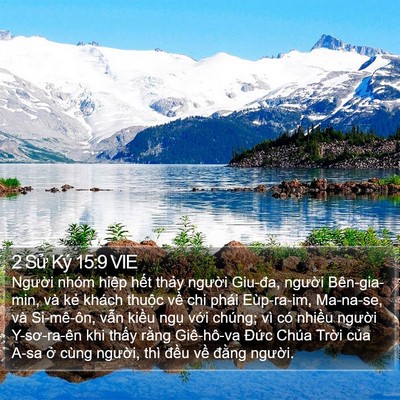 2 Sử Ký 15:9 VIE Bible Verse Image