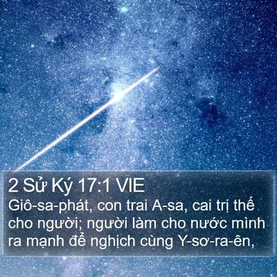 2 Sử Ký 17:1 VIE Bible Verse Image