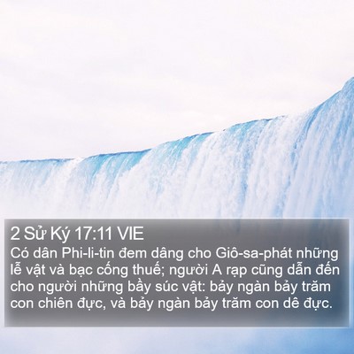 2 Sử Ký 17:11 VIE Bible Verse Image