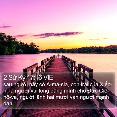 2 Sử Ký 17:16 VIE Bible Verse Image