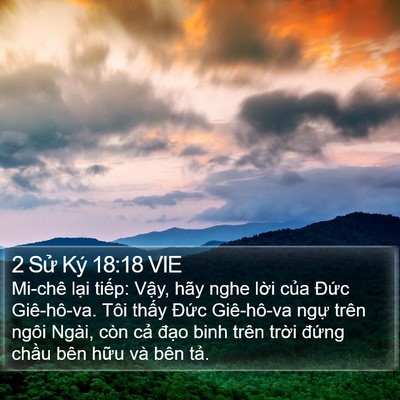2 Sử Ký 18:18 VIE Bible Verse Image