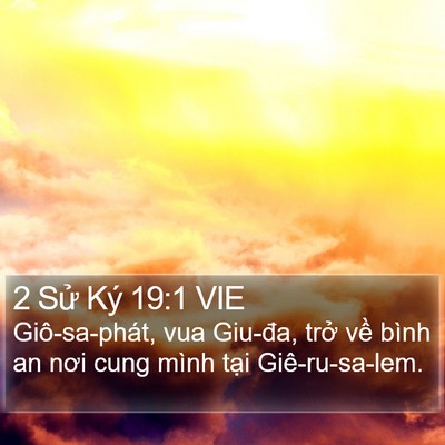 2 Sử Ký 19:1 VIE Bible Verse Image