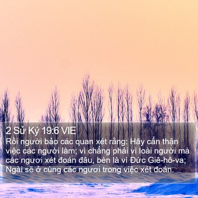 2 Sử Ký 19:6 VIE Bible Verse Image
