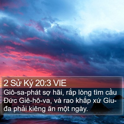 2 Sử Ký 20:3 VIE Bible Verse Image
