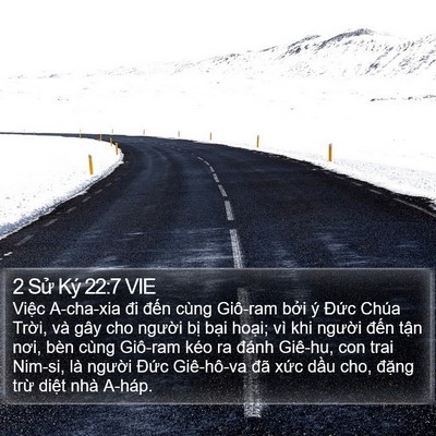 2 Sử Ký 22:7 VIE Bible Verse Image