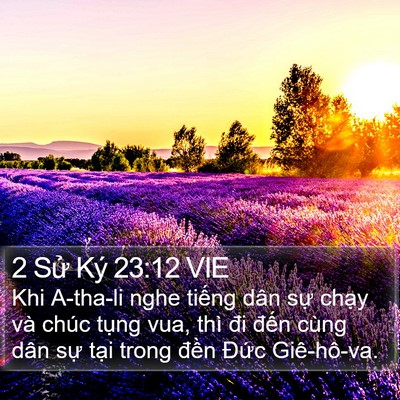 2 Sử Ký 23:12 VIE Bible Verse Image