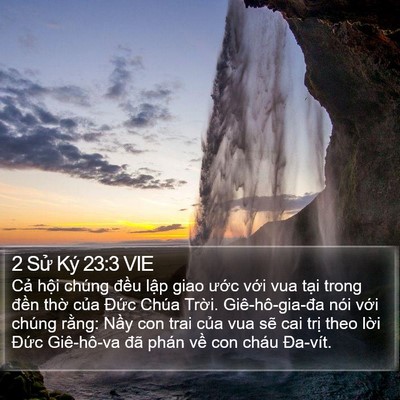 2 Sử Ký 23:3 VIE Bible Verse Image