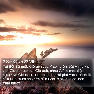 2 Sử Ký 25:23 VIE Bible Verse Image