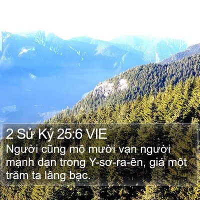 2 Sử Ký 25:6 VIE Bible Verse Image