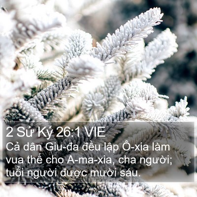 2 Sử Ký 26:1 VIE Bible Verse Image