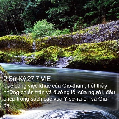 2 Sử Ký 27:7 VIE Bible Verse Image
