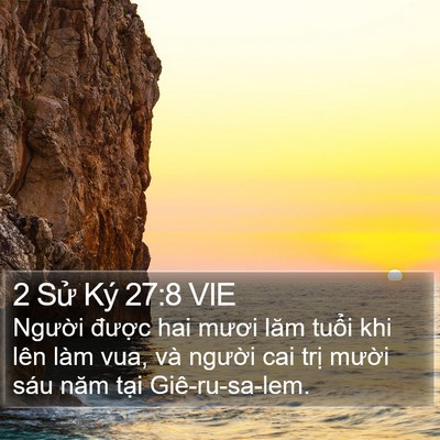 2 Sử Ký 27:8 VIE Bible Verse Image